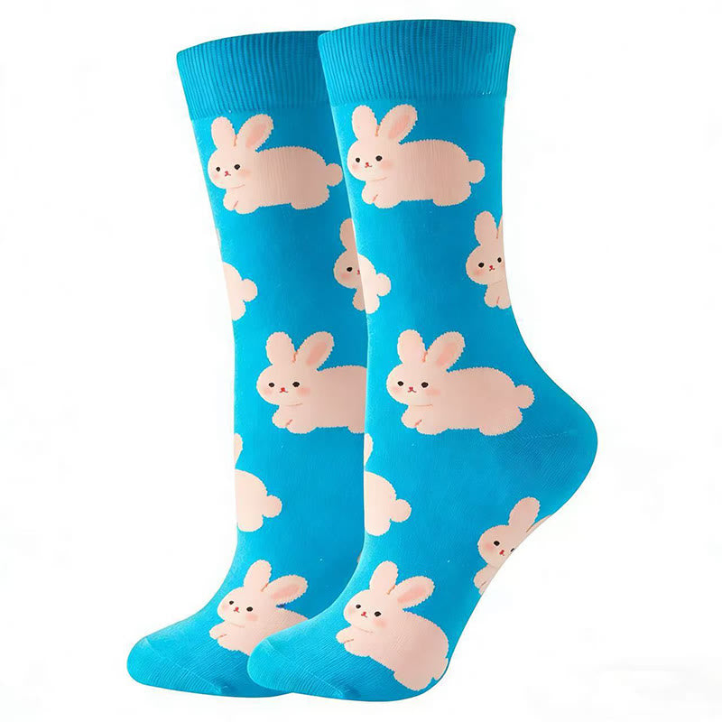 Chaussettes fantaisie à motifs (5 paires) - image 4
