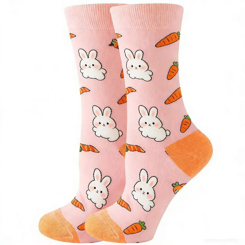 Chaussettes fantaisie à motifs (5 paires) - image 5