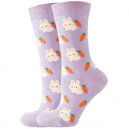 Chaussettes fantaisie à motifs (5 paires) - image 3