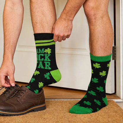 Chaussettes rayées à motif trèfle (3 paires) - image 4