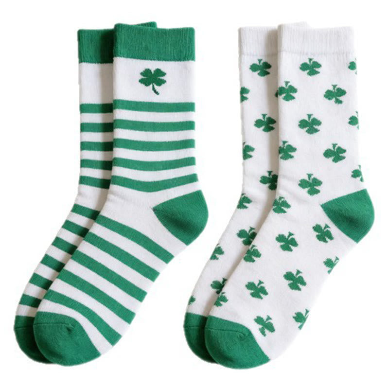 Chaussettes à quatre feuilles trèfle (4 paires) - image 6