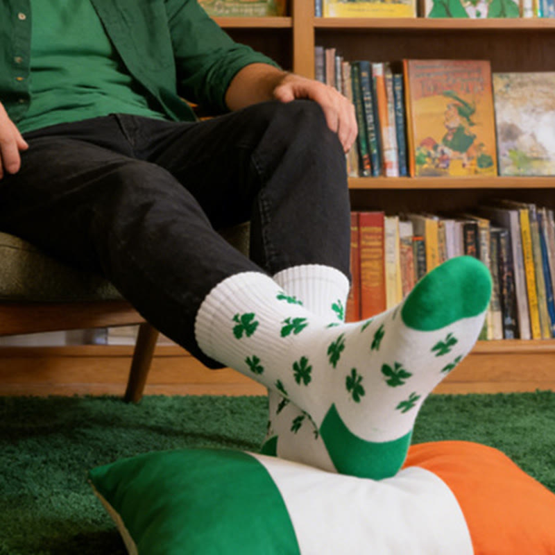 Chaussettes à quatre feuilles trèfle (4 paires) - image 1