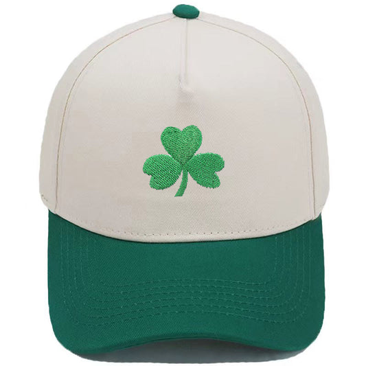Casquette de baseball trèfle grande taille - Vert - One Size - image 0