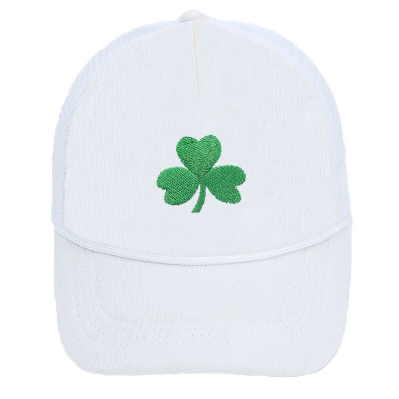 Casquette de baseball grande taille Luck Festive Spirit - Blanc - One Size - image 0