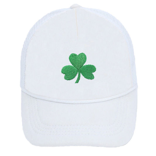 Casquette de baseball grande taille Luck Festive Spirit - Blanc - One Size - image 0