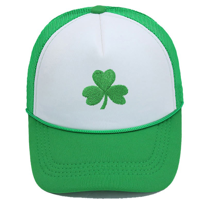 Casquette de baseball grande taille Luck Festive Spirit - Vert - One Size - image 1