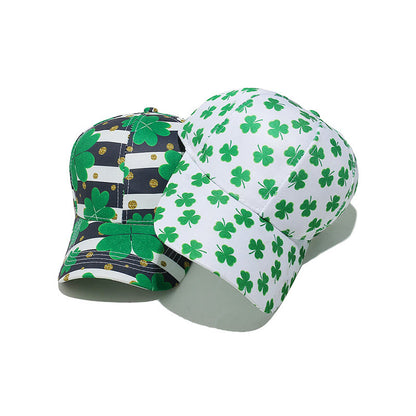 Casquette de baseball grande taille à imprimé trèfle - image 3