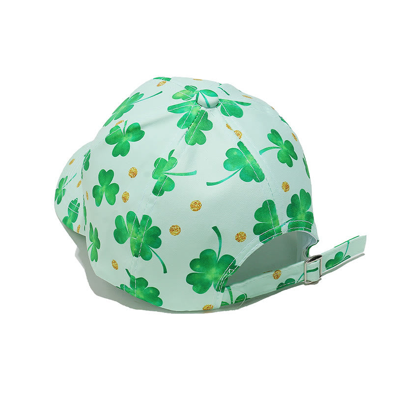 Casquette de baseball grande taille à imprimé trèfle - image 2