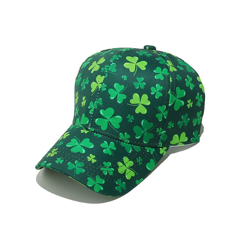 Casquette de baseball grande taille à imprimé trèfle - UN - One Size - image 10