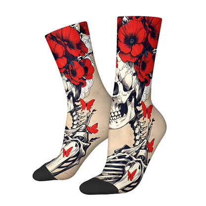 Chaussettes 3D à motif tête de mort (3 paires) - F - EU36-42(US3-8.5) - image 9