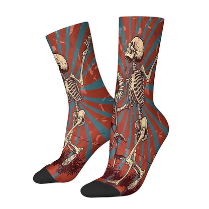 Chaussettes 3D à motif tête de mort (3 paires) - D - EU36-42(US3-8.5) - image 7