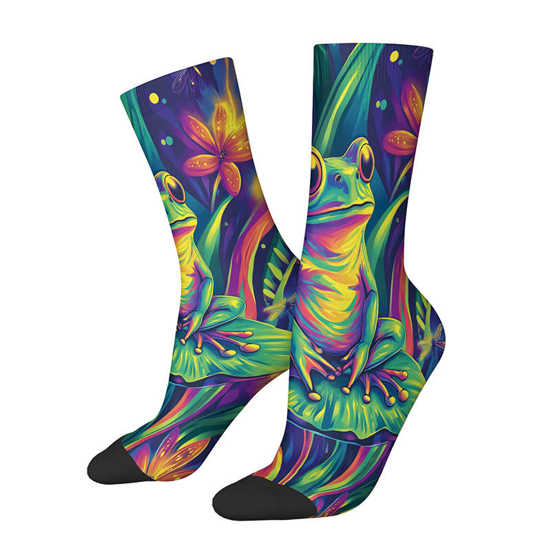 Chaussettes 3D Cheval Grenouille (4 paires) - image 3