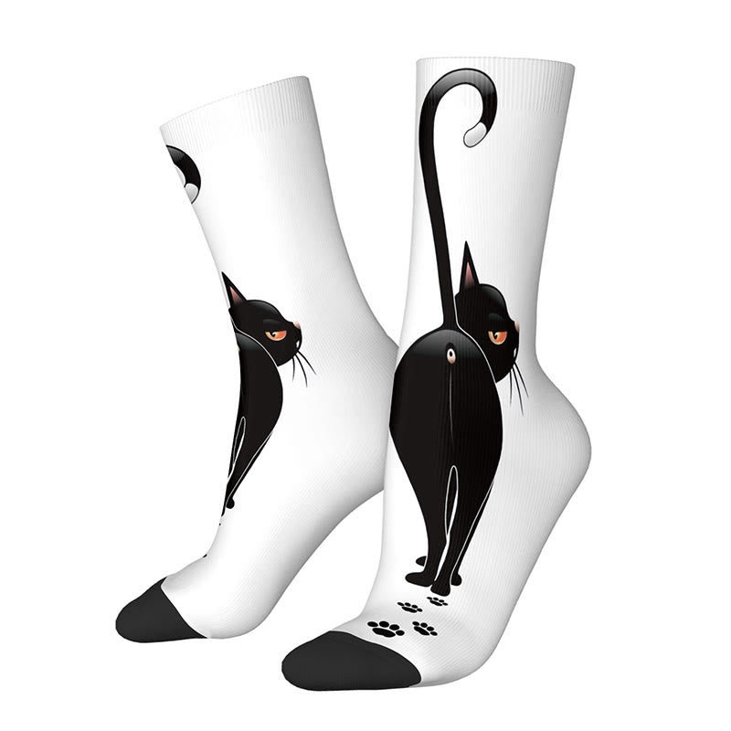 Chaussettes courtes 3D Chats (3 paires) - UN - EU36-42(US3-8.5) - image 3