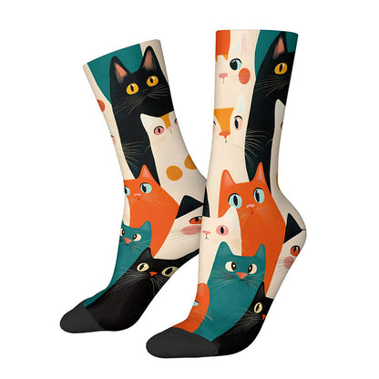 Chaussettes courtes 3D Chats (3 paires) - D - EU36-42(US3-8.5) - image 6