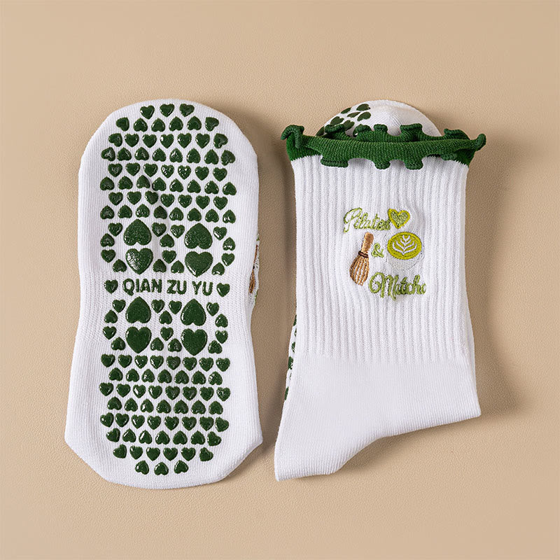 Chaussettes de yoga Cherry Coffee (4 paires) - image 7