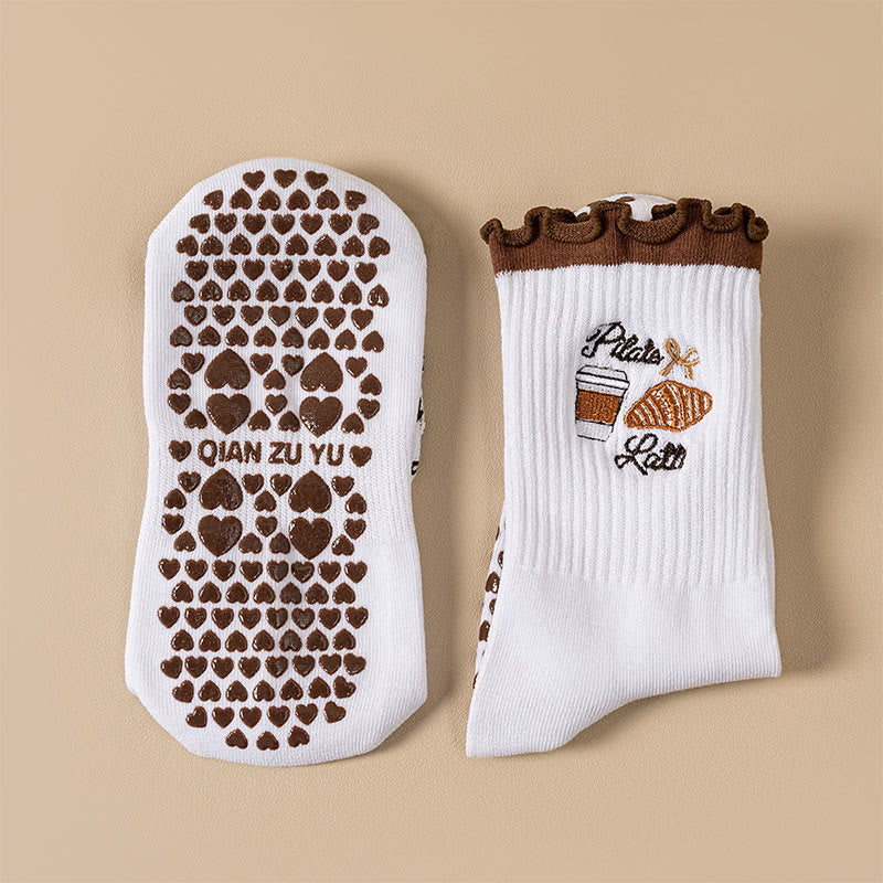 Chaussettes de yoga Cherry Coffee (4 paires) - image 8
