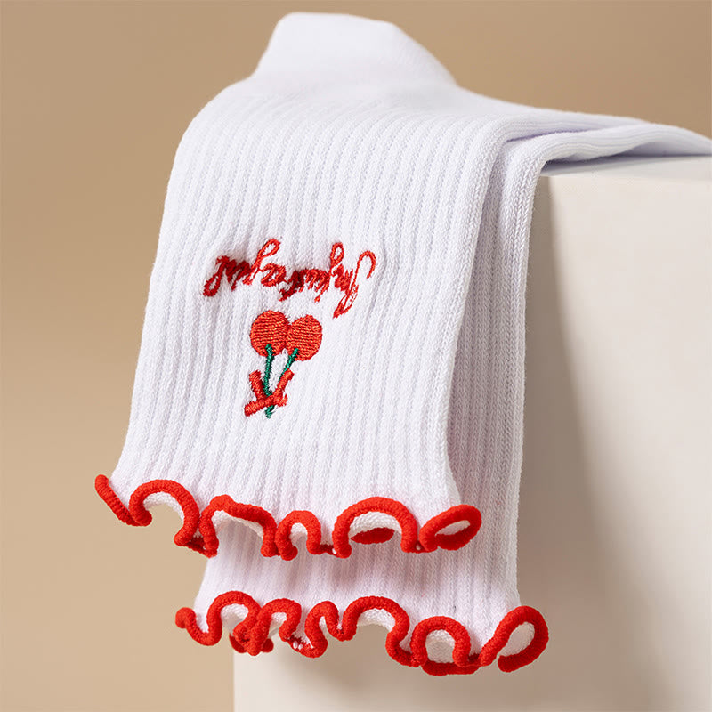 Chaussettes de yoga Cherry Coffee (4 paires) - image 11