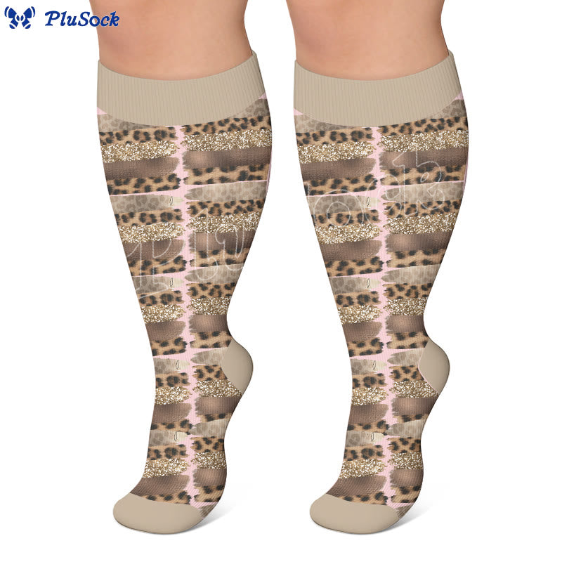 Chaussettes de compression texturées grandes tailles - image 4