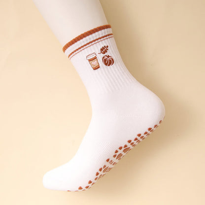 Chaussettes de yoga Plusoc Puppy Coffee (3 paires) - image 2