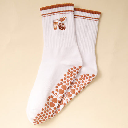 Chaussettes de yoga Plusoc Puppy Coffee (3 paires) - image 12