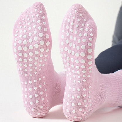 Chaussettes antidérapantes à broderie nœud délicate (4 paires) - image 3