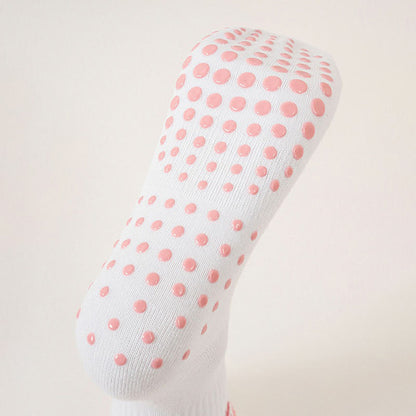 Chaussettes antidérapantes à broderie nœud délicate (4 paires) - image 11