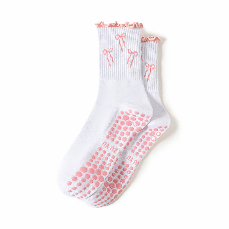 Chaussettes antidérapantes Cerise Citron (3 paires) - Blanc - EU36-40(US3-7) - image 12