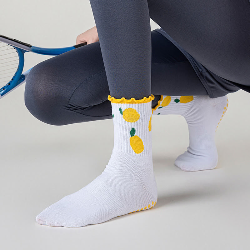 Chaussettes antidérapantes Cerise Citron (3 paires) - image 8