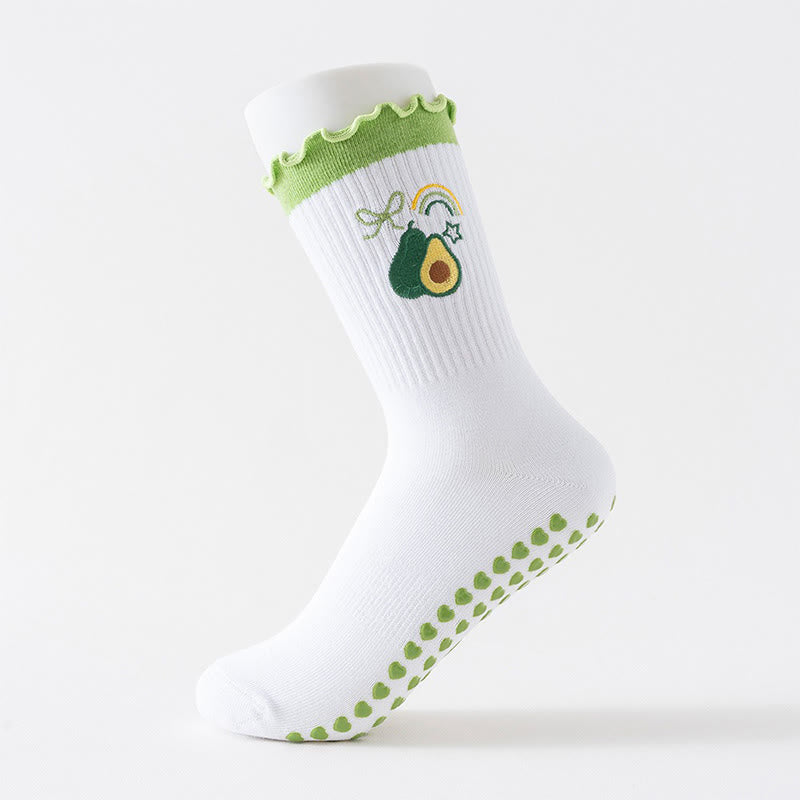 Chaussettes antidérapantes de la série Fruit (3 paires) - image 4