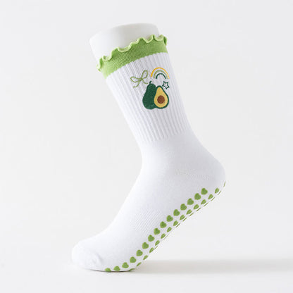 Chaussettes antidérapantes de la série Fruit (3 paires) - image 4