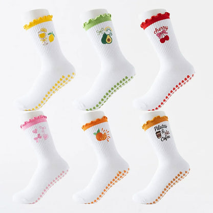 Chaussettes antidérapantes de la série Fruit (3 paires) - image 1
