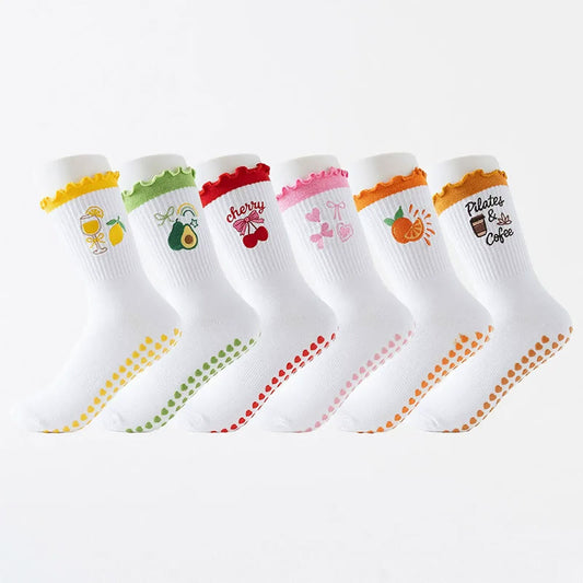 Chaussettes antidérapantes de la série Fruit (3 paires) - image 0