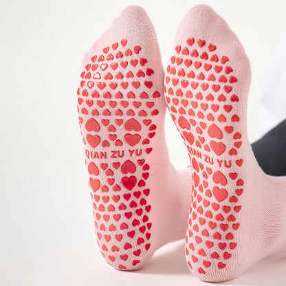 Chaussettes antidérapantes en forme de cœur, fraise et cerise (3 paires) - image 11