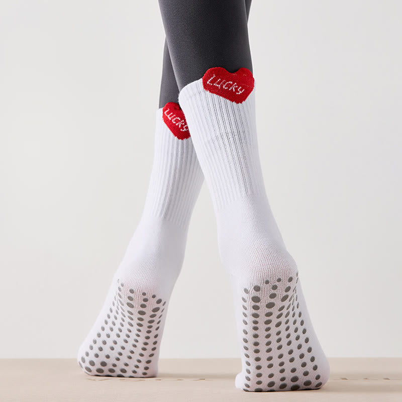 Chaussettes antidérapantes Lucky Heart (4 paires) - image 1