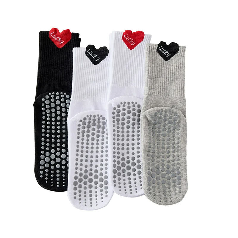 Chaussettes antidérapantes Lucky Heart (4 paires) - Multicolore - EU36-40(US3-7) - image 11