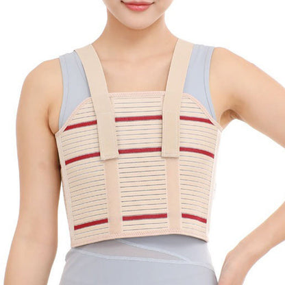 Bandage de compression thoracique hypoallergénique post-opératoire - Nu - XL - image 3