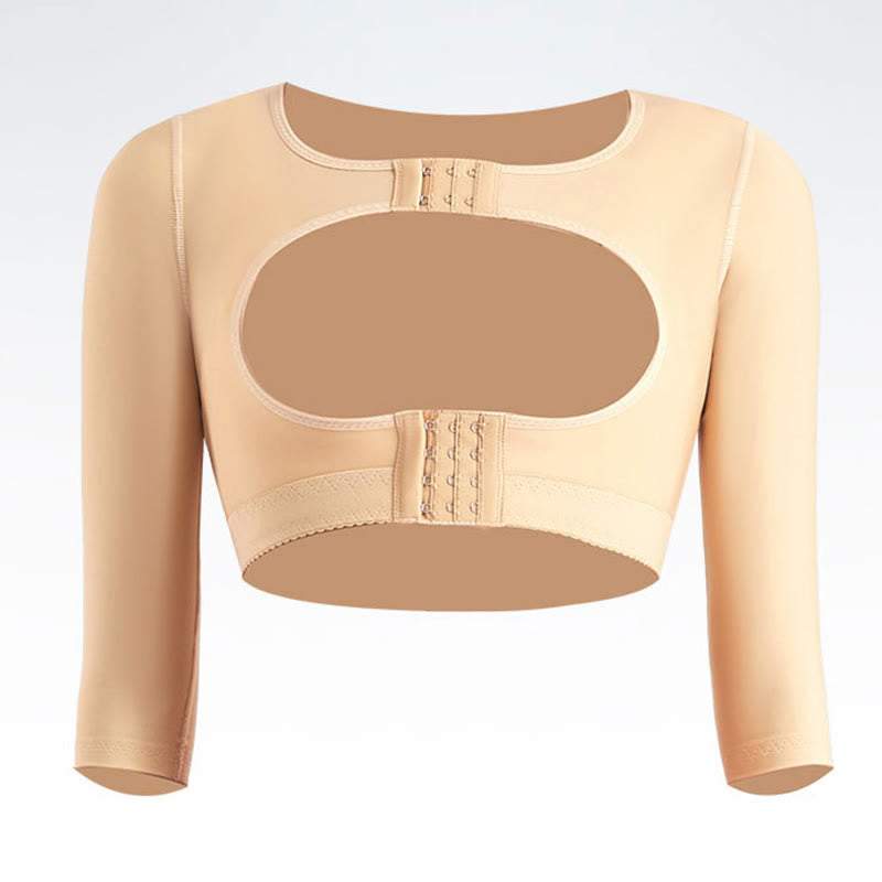 gaine de compression ajustable pour bras avant après chirurgie - Nu - 2XL - image 8