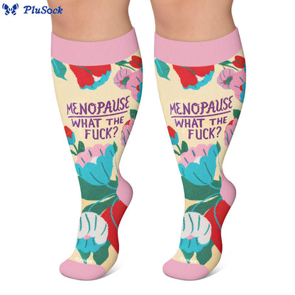Chaussettes de compression grandes tailles à motifs joyeux - image 3
