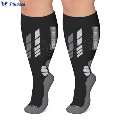 Chaussettes de compression géométriques sport grandes tailles - image 3