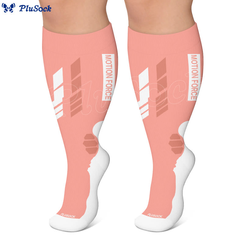 Chaussettes de compression géométriques sport grandes tailles - image 4