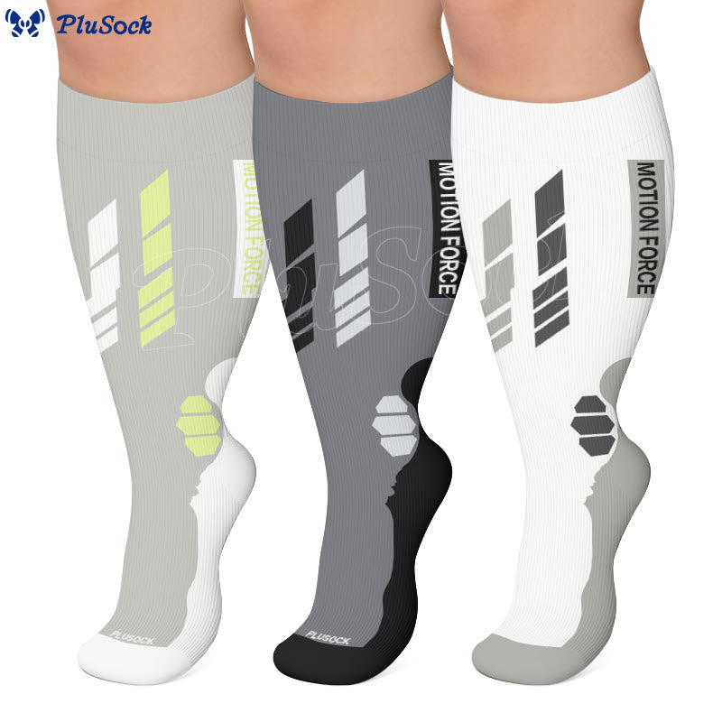 Chaussettes de compression Motion Force grandes tailles - image 0