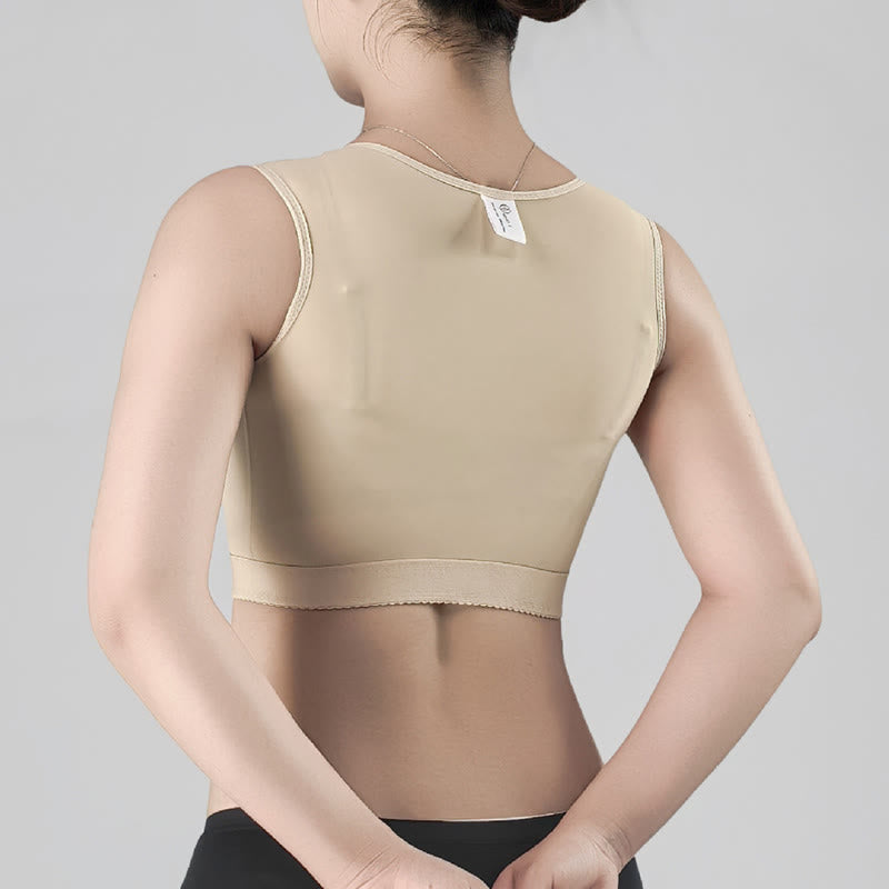 Gilet de compression post-opératoire à agrafes frontales - image 1