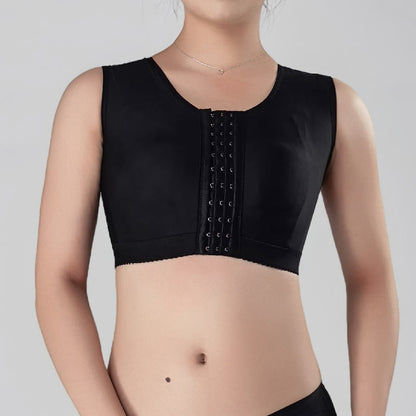 Gilet de compression post-opératoire à agrafes frontales - Noir - XS - image 3