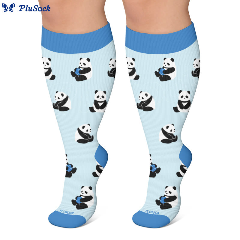 Chaussettes de compression Panda Bunny grande taille - image 3