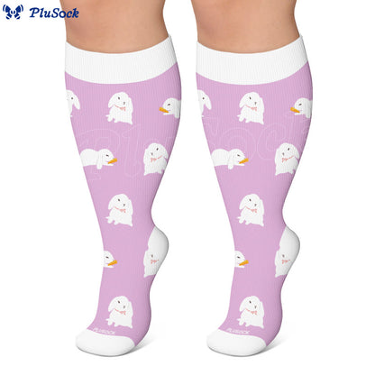 Chaussettes de compression Panda Bunny grande taille - image 2