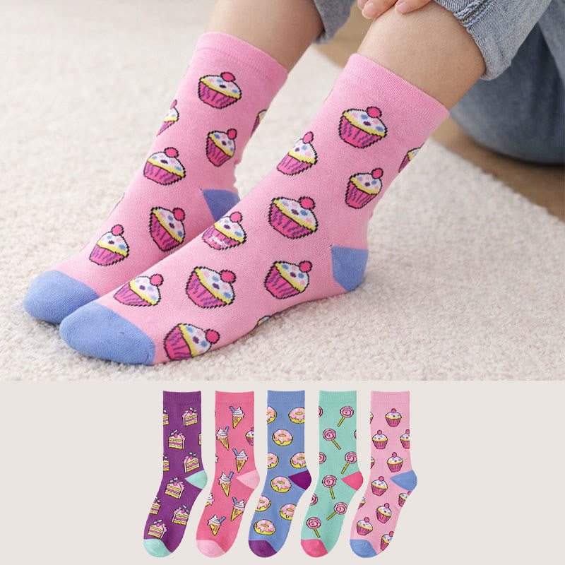Chaussettes Candy Donuts (5 paires) - image 0