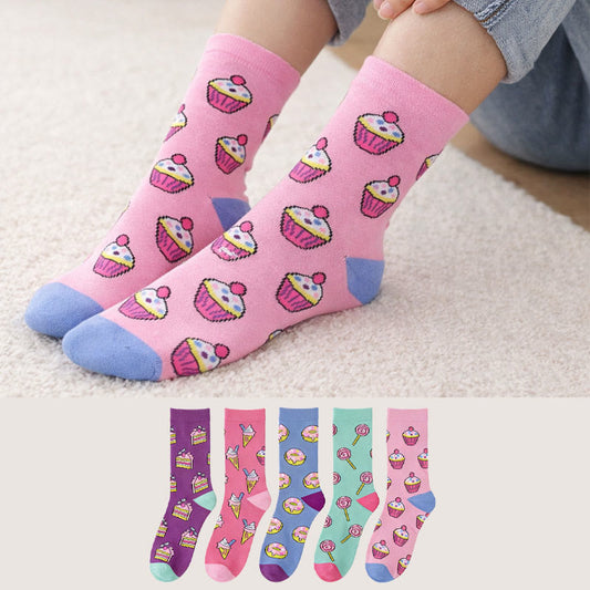 Chaussettes Candy Donuts (5 paires) - image 0