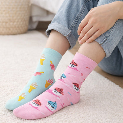 Chaussettes en forme de quartier de glace (4 paires) - image 3