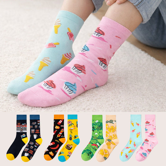 Chaussettes en forme de quartier de glace (4 paires) - image 0