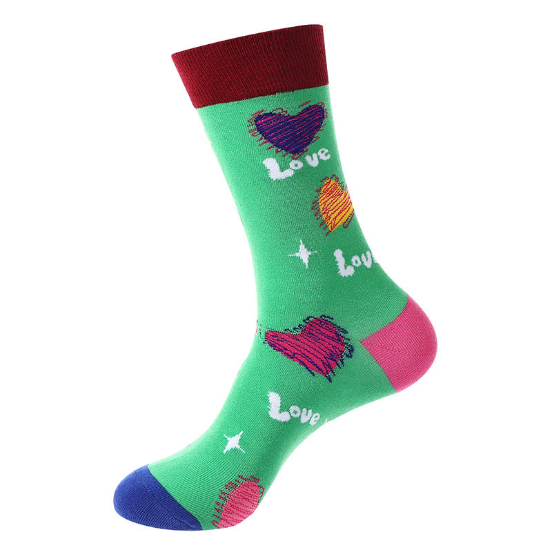 Chaussettes à motif cœur (5 paires) - image 6